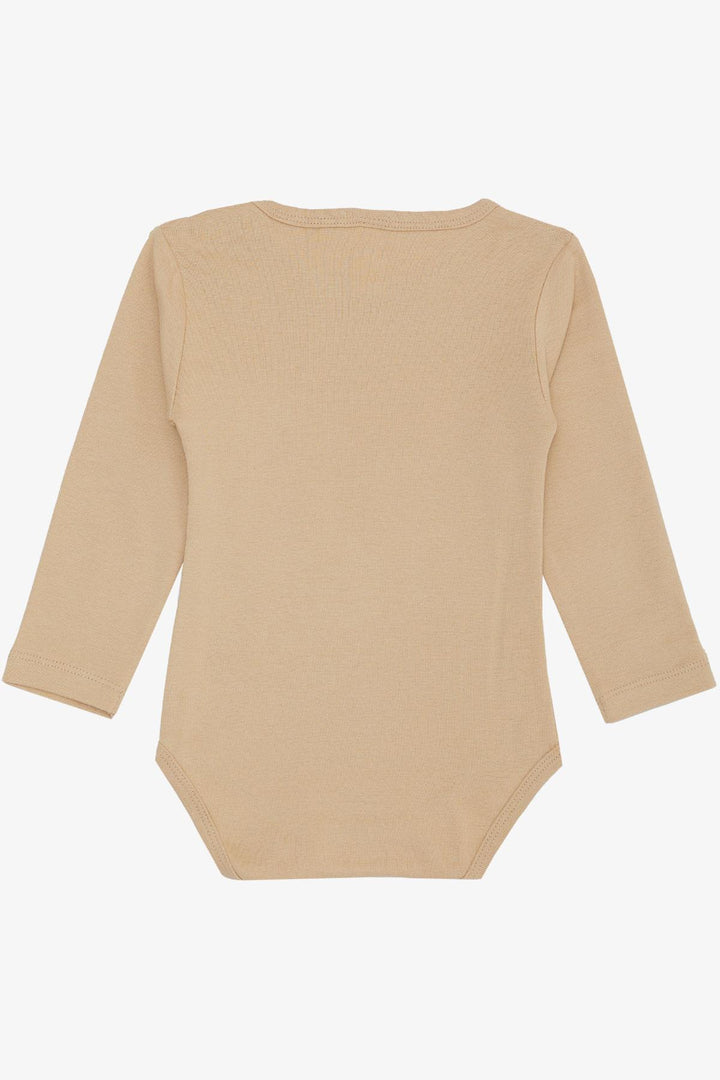 BRE Breeze Baby Girl Snap Bodysuit لطيف طفل قطة مطبوعة 9 أشهر - 3 سنوات، بيج - Santa Cruz Xoxocotlán