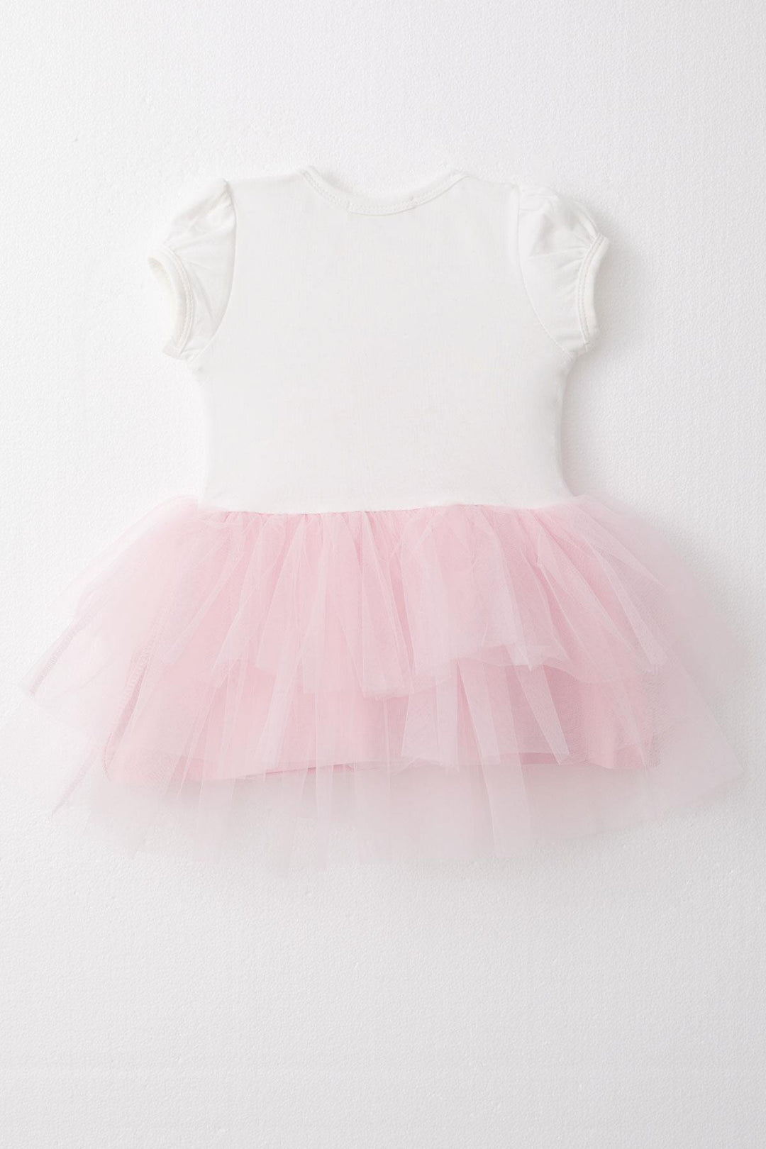 BRE Breeze Girl Baby Dress Birthday Themed Writing Embroidered 6 Months-2 Years, White - San Felipe Orizatlán