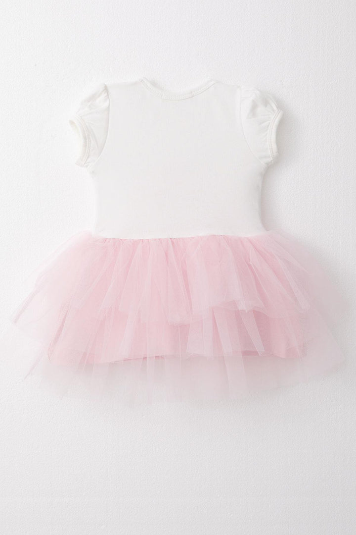 BRE Breeze Girl Baby Dress Birthday Themed Writing Embroidered 6 Months-2 Years, White - San Felipe Orizatlán