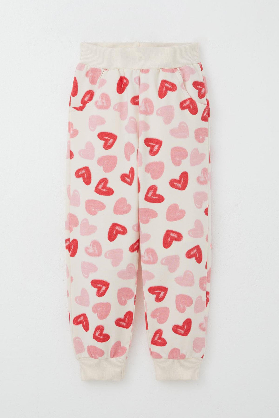 BRE Breeze Girl Baby Tracksuit Heart Dream Frilled Shoulder 9 Months-3 Years, Cream - Six-Fours-les-Plages