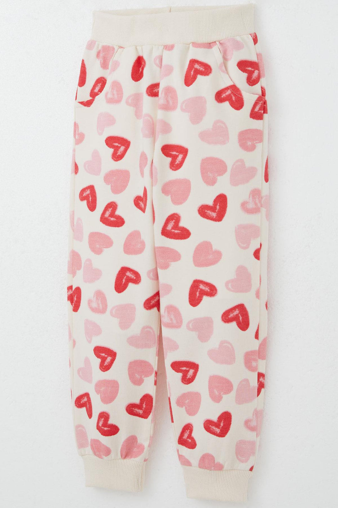BRE Breeze Girl Baby Tracksuit Heart Dream Frilled Shoulder 9 Months-3 Years, Cream - Six-Fours-les-Plages