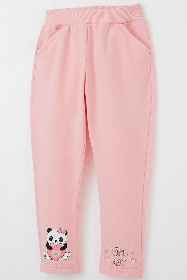 BRE Breeze Girl Baby Tracksuit Happy Panda Printed 9 Months-3 Years, Pink - Kyiv
