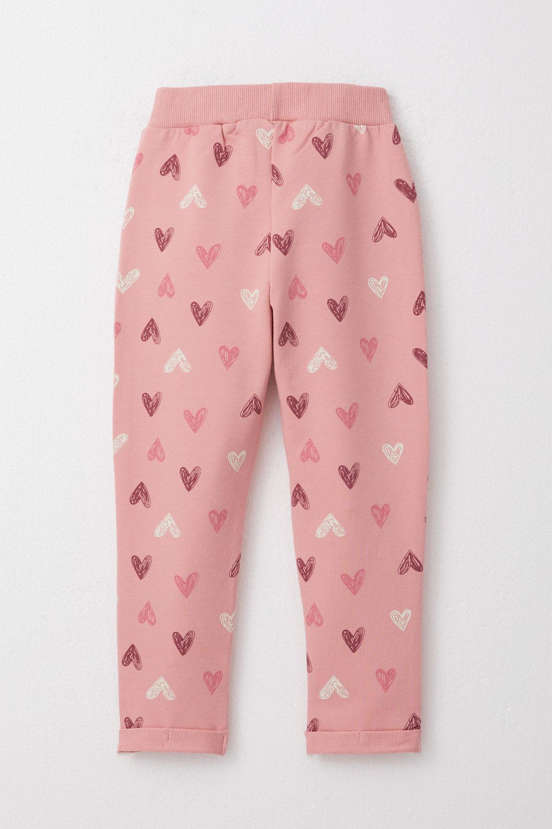 BRE Breeze Girl Baby Tracksuit Colorful Heart Patterned 9 Months-3 Years, Rose Pink - Oklahoma City