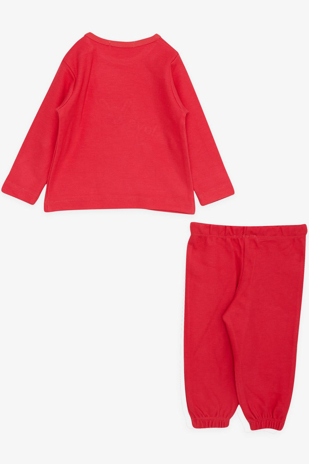 BRE Breeze Girl Baby Tracksuit Love Themed Cute Bunny Embroidered 6 Months-2 Years, Pomegranate - Kansas City