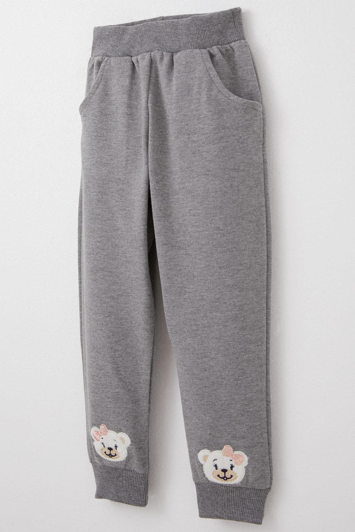 BRE Breeze Baby Girl Tracksuit Cute Bear Embroidered Floral 9 Months-3 Years, Pink - Donostia