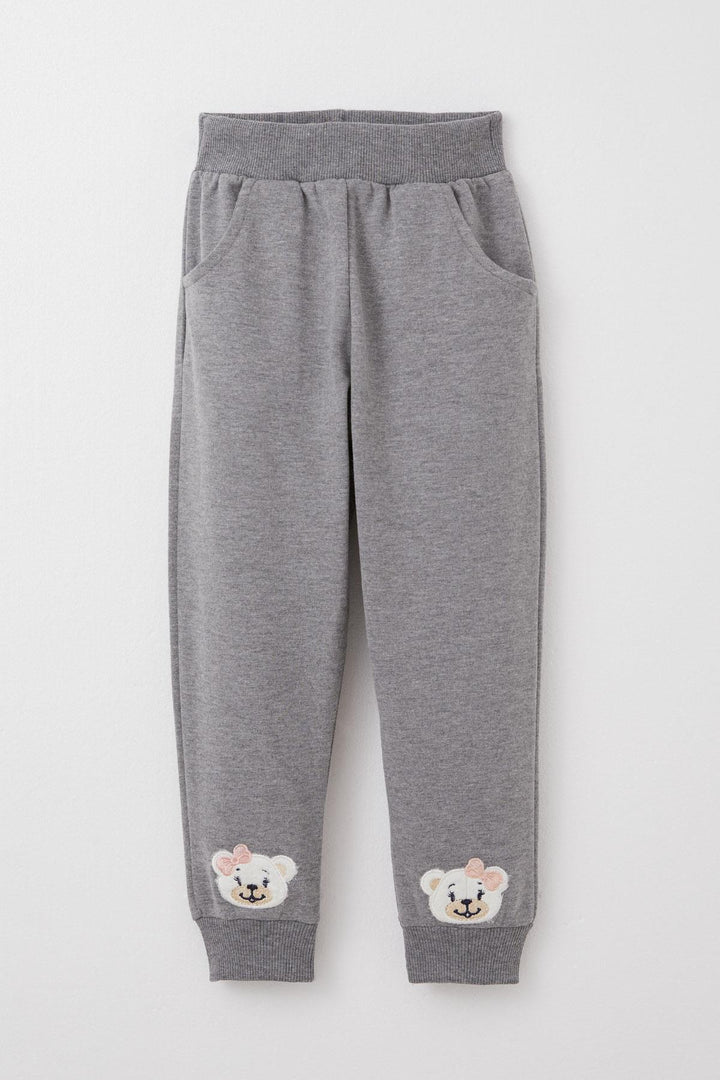BRE Breeze Baby Girl Tracksuit Cute Bear Embroidered Floral 9 Months-3 Years, Pink - Donostia