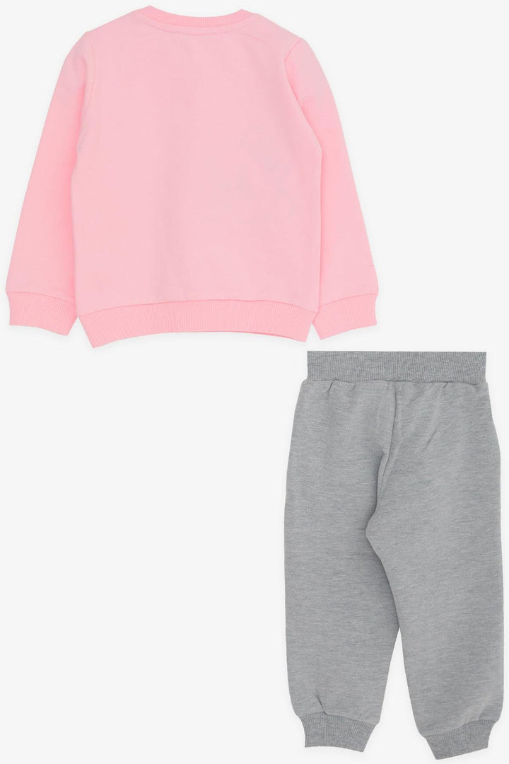 BRE Breeze Girl Child Tracksuit with Bear Embroidery 1-4 Years, Powder - Enschede