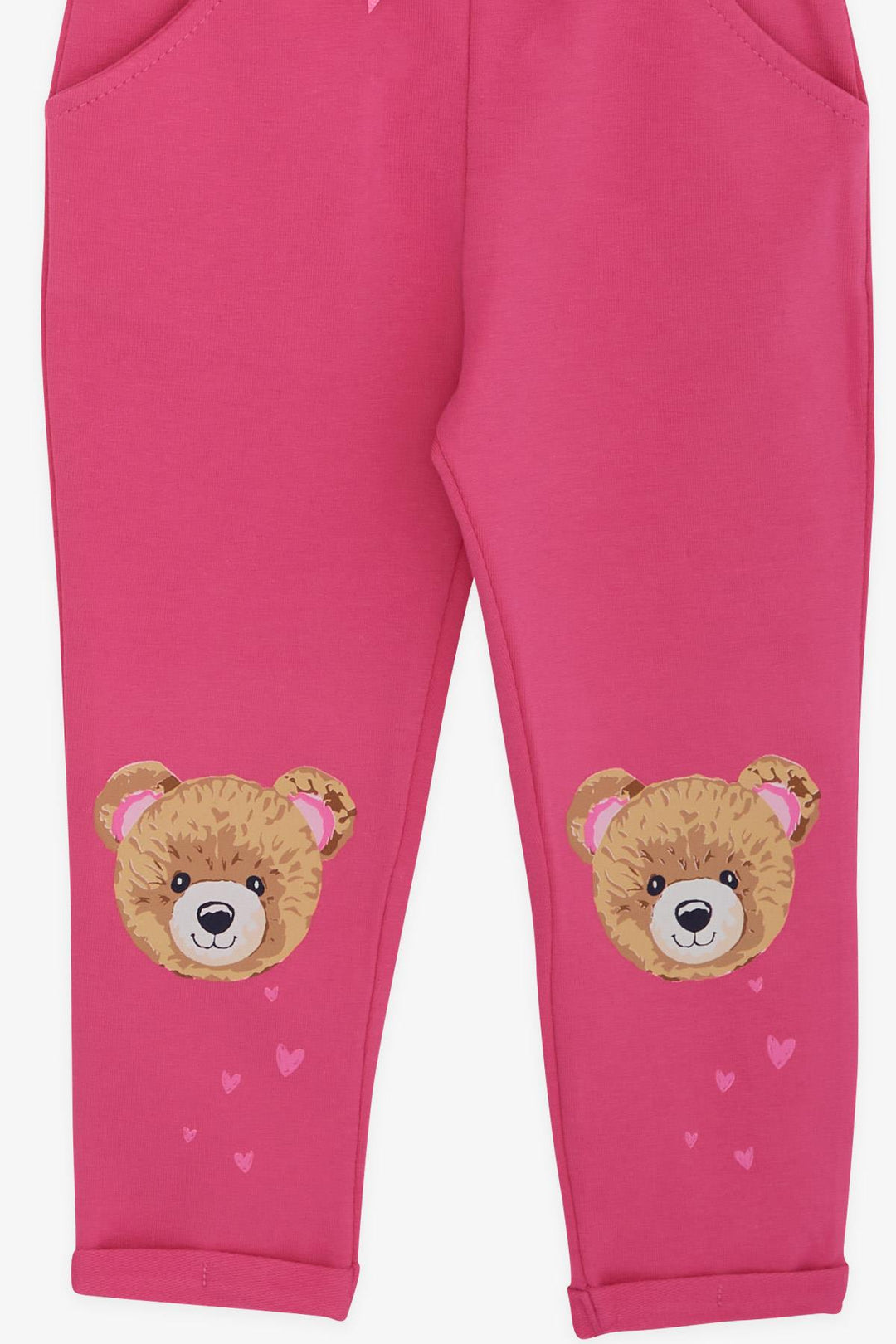 BRE Breeze Baby Girl Tracksuit Happy Bear Printed 4 Months.5 Years, Fuchsia - Brantford
