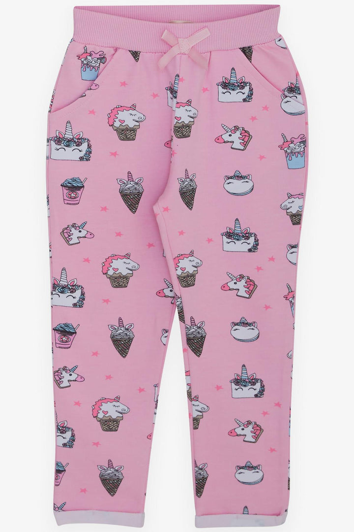 BRE Breeze Girl Baby Tracksuit Princess Dinosaur Patterned 9 Months-3 Years, Pink - Haverford