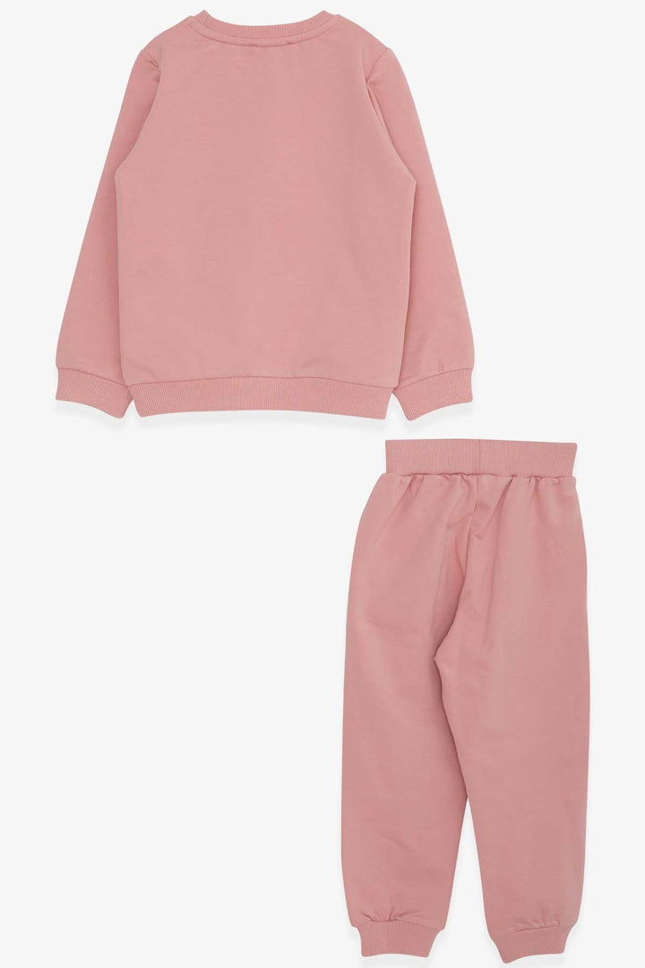 BRE Breeze Girl Baby Tracksuit with Glittery Accessories 9 Months-3 Years, Rose Pink - Cambridge