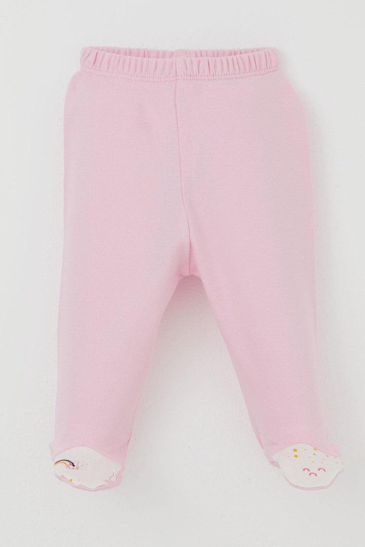 BRE Breeze Kız Bebek Patikli Alt Basic 0-3 Ay, Pembe - Gifhorn
