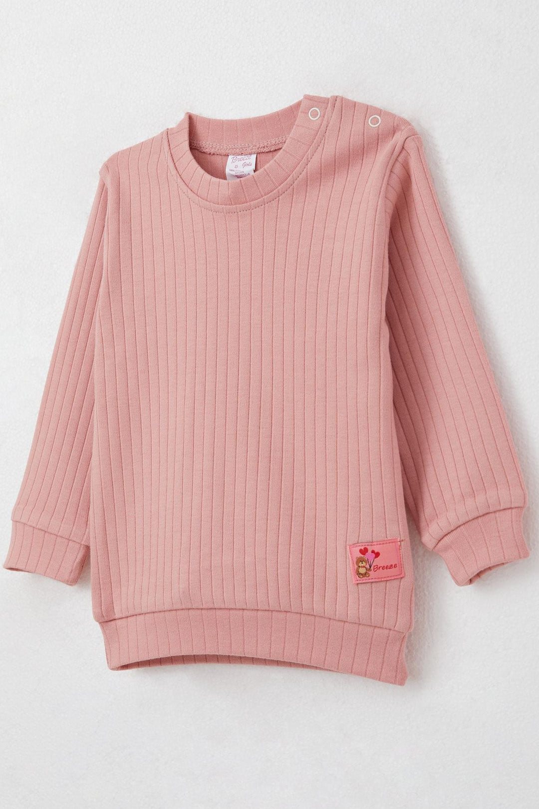 BRE Breeze Baby Girl Set with Balloon Teddy Bear Emblem 4 Months Year, Rose Pink - Tuscaloosa