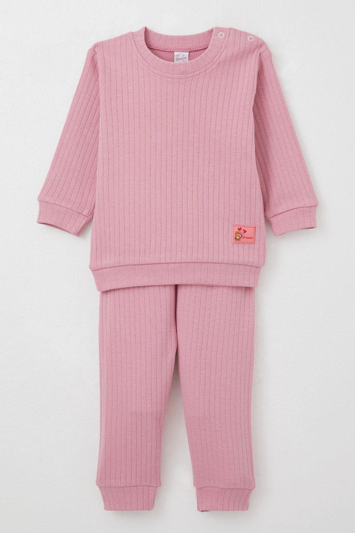 BRE Breeze Baby Girl Set with Balloon Teddy Bear Emblem 4 Months Year, Rose Pink - Ciudad Benito Juárez