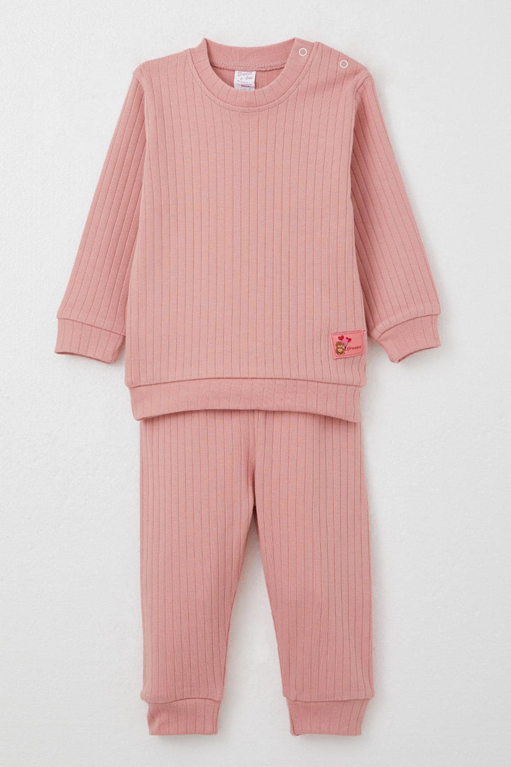 BRE Breeze Baby Girl Set with Balloon Teddy Bear Emblem 4 Months Year, Rose Pink - Tuscaloosa