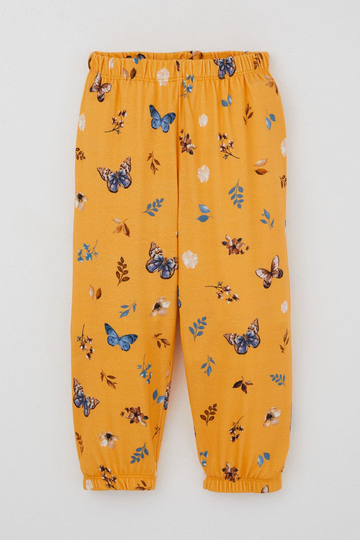 BRE Baby (Breeze) Girl Baby Pajama Set Spring Themed Butterfly Dream 9 Months-3 Years, Yellow - Monclova
