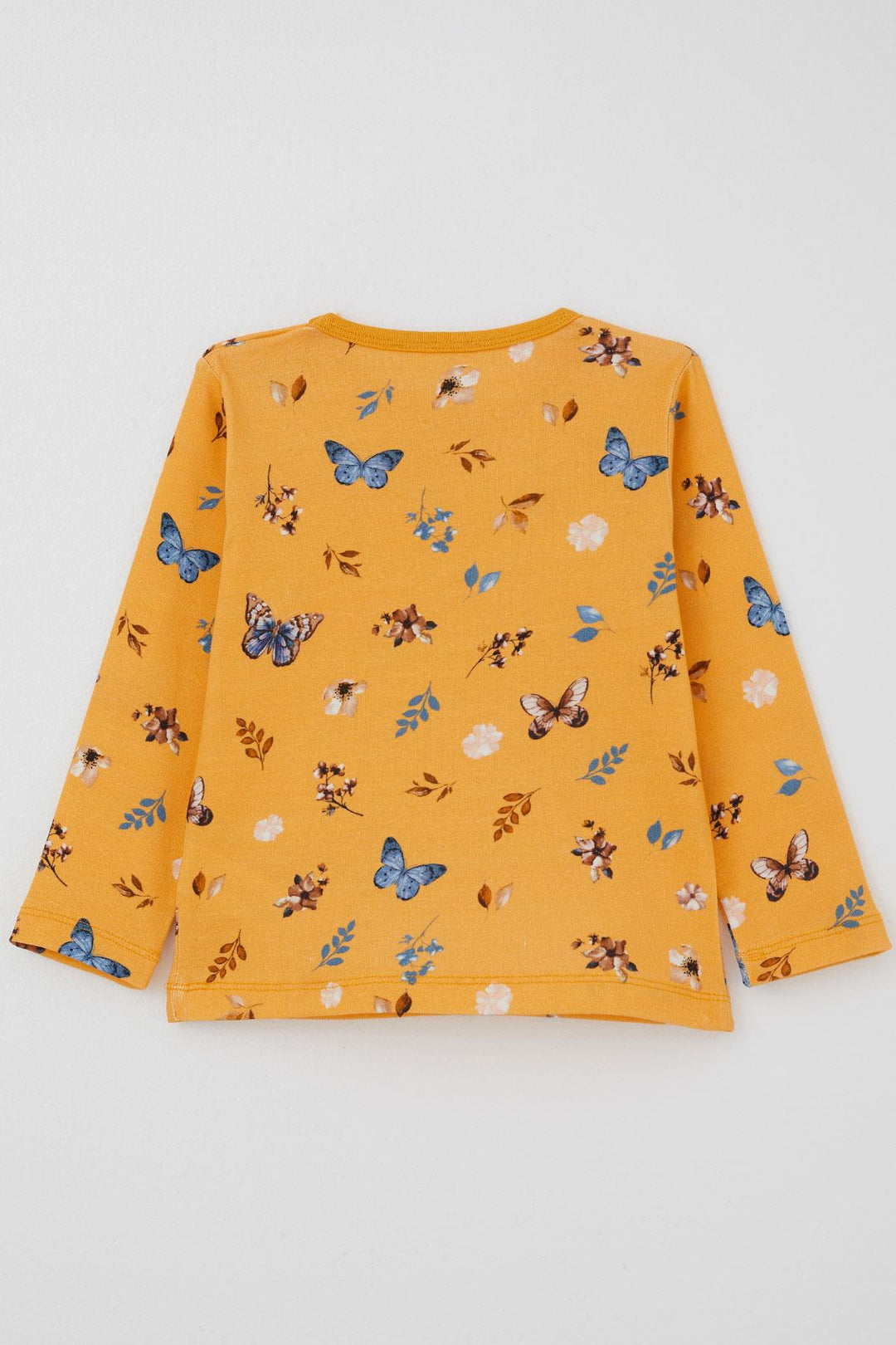 BRE Baby (Breeze) Girl Baby Pajama Set Spring Themed Butterfly Dream 9 Months-3 Years, Yellow - Monclova