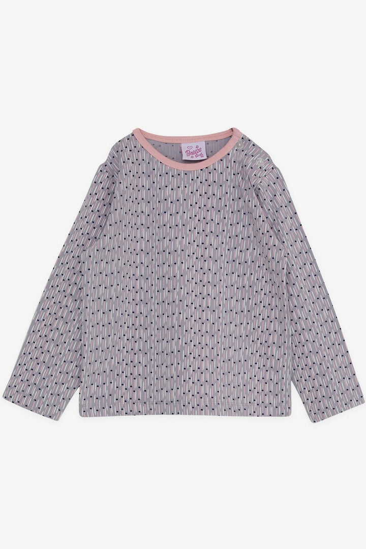 BRE Breeze Girl Baby Pajama Set Patterned 9 Months-3 Years, Light Lilac - Acerra