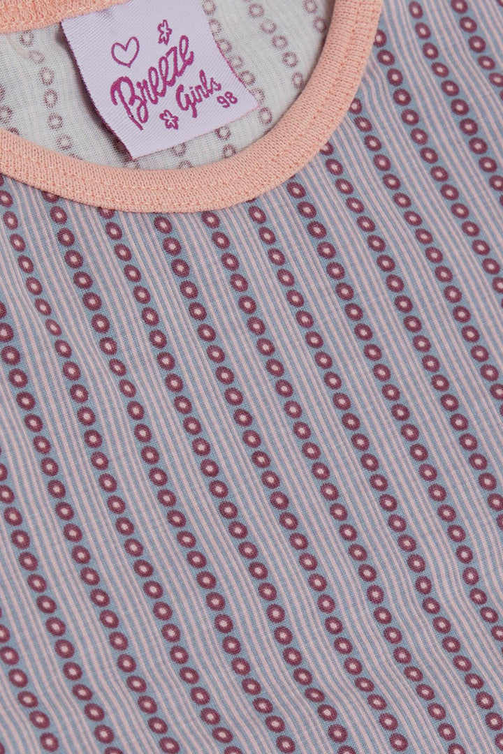 BRE Breeze Girl Baby Pajama Set Patterned 9 Months-3 Years, Light Lilac - Weymouth