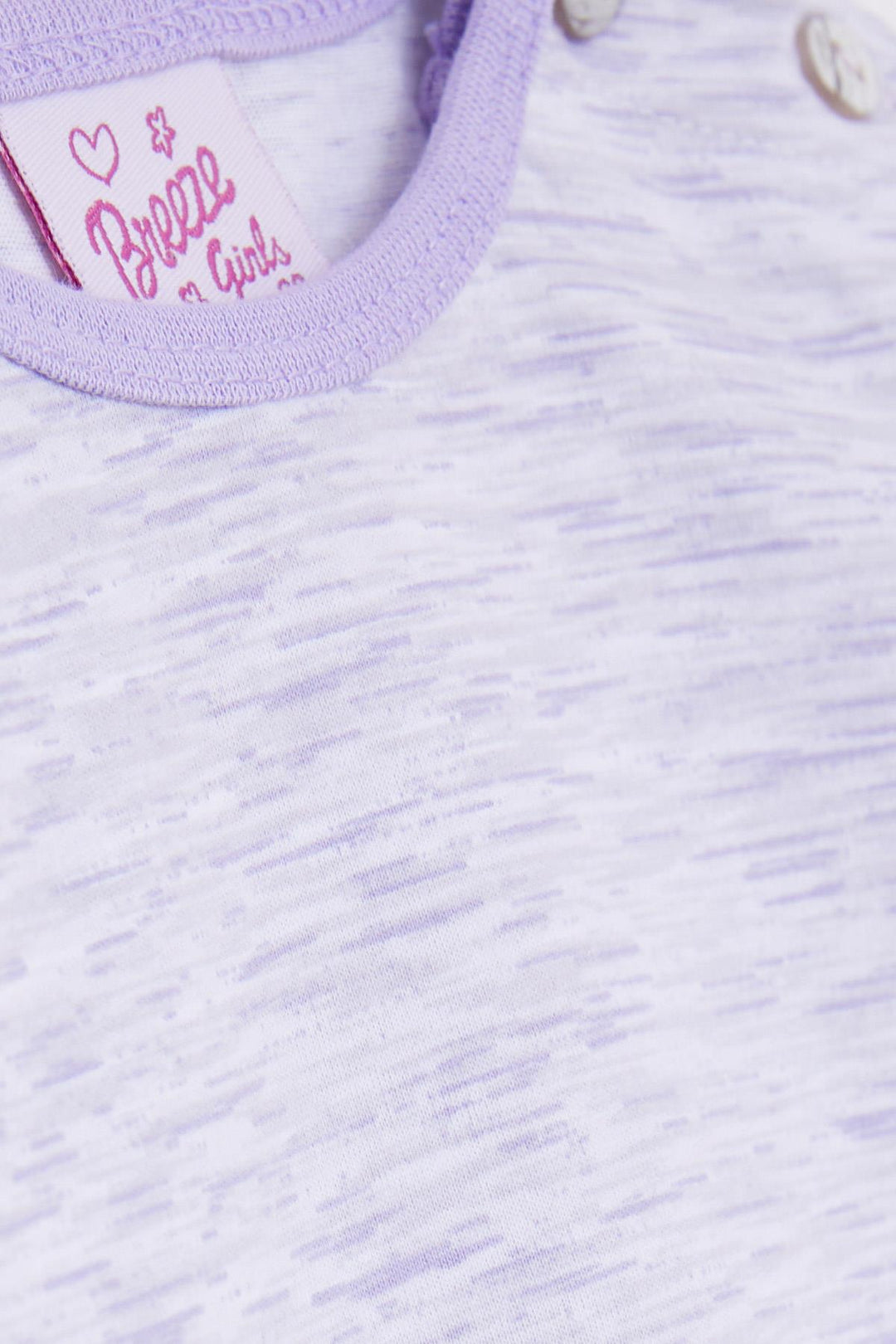 BRE Breeze Girl Baby Pajama Set Patterned 9 Months-3 Years, Light Lilac - Castleford