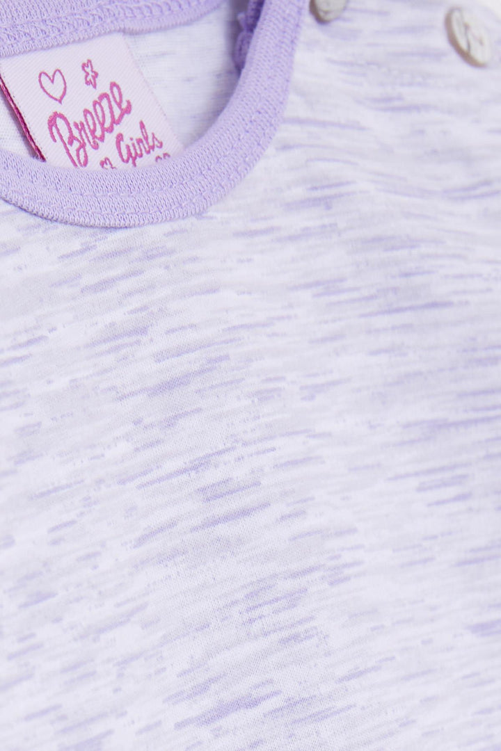 BRE Breeze Girl Baby Pajama Set Patterned 9 Months-3 Years, Light Lilac - Castleford