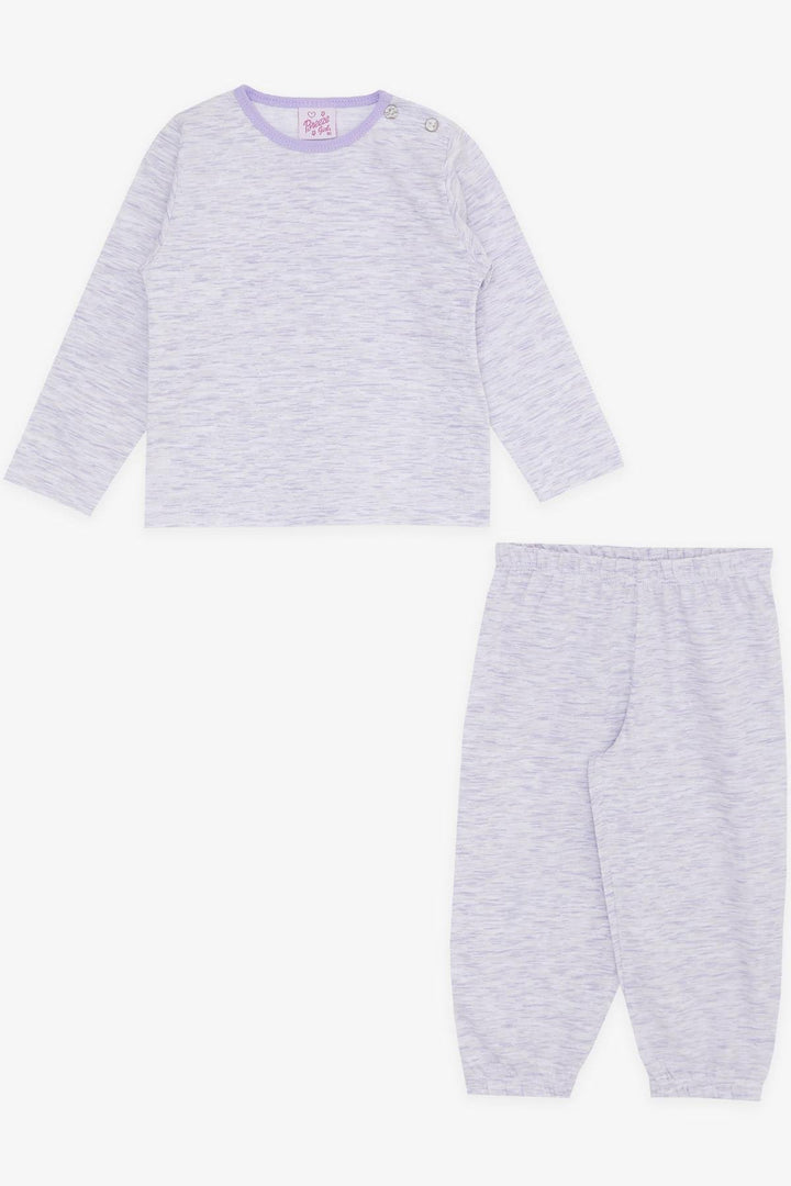 BRE Breeze Girl Baby Pajama Set Patterned 9 Months-3 Years, Light Lilac - Castleford