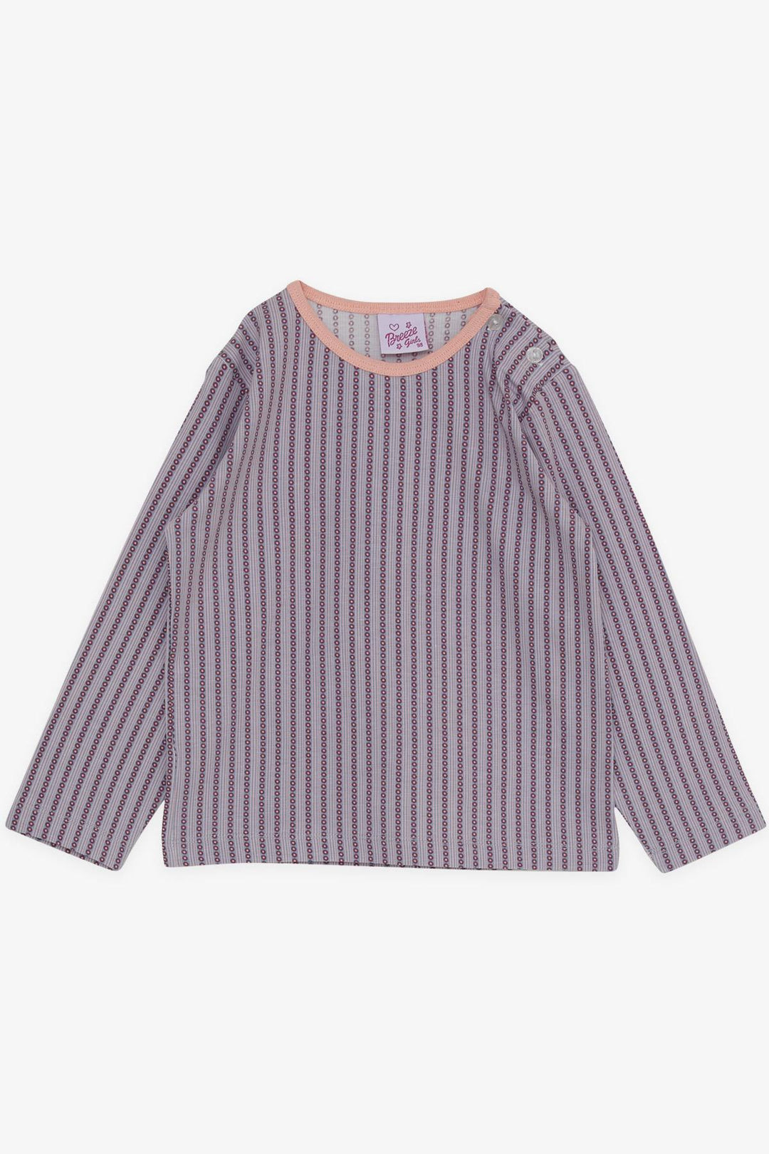 BRE Breeze Girl Baby Pajama Set Patterned 9 Months-3 Years, Light Lilac - Weymouth