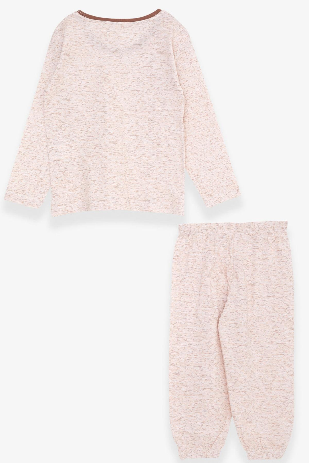 BRE Breeze Girl Baby Pajama Set Patterned 9 Months-3 Years, Beige Melange - Longview