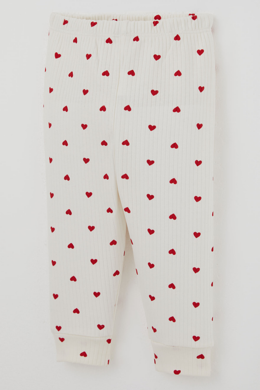 BRE Breeze Kız Bebek Pijama Takımı Kalp Desenli Önden Çıtçıtlı 4 Ay - 1 Yaş , Krem - Wilmington