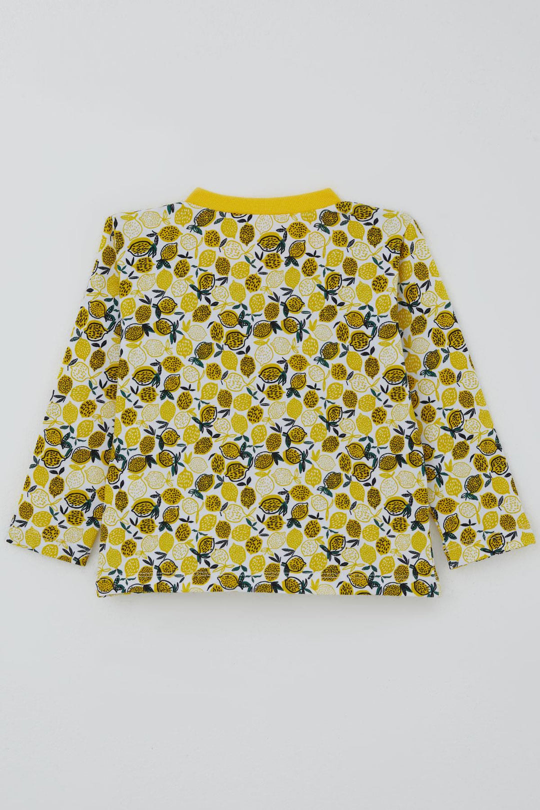 BRE Breeze Kız Bebek Pijama Takımı Limon Bahçesi 4 Ay Yaş, Sarı - Boca Raton