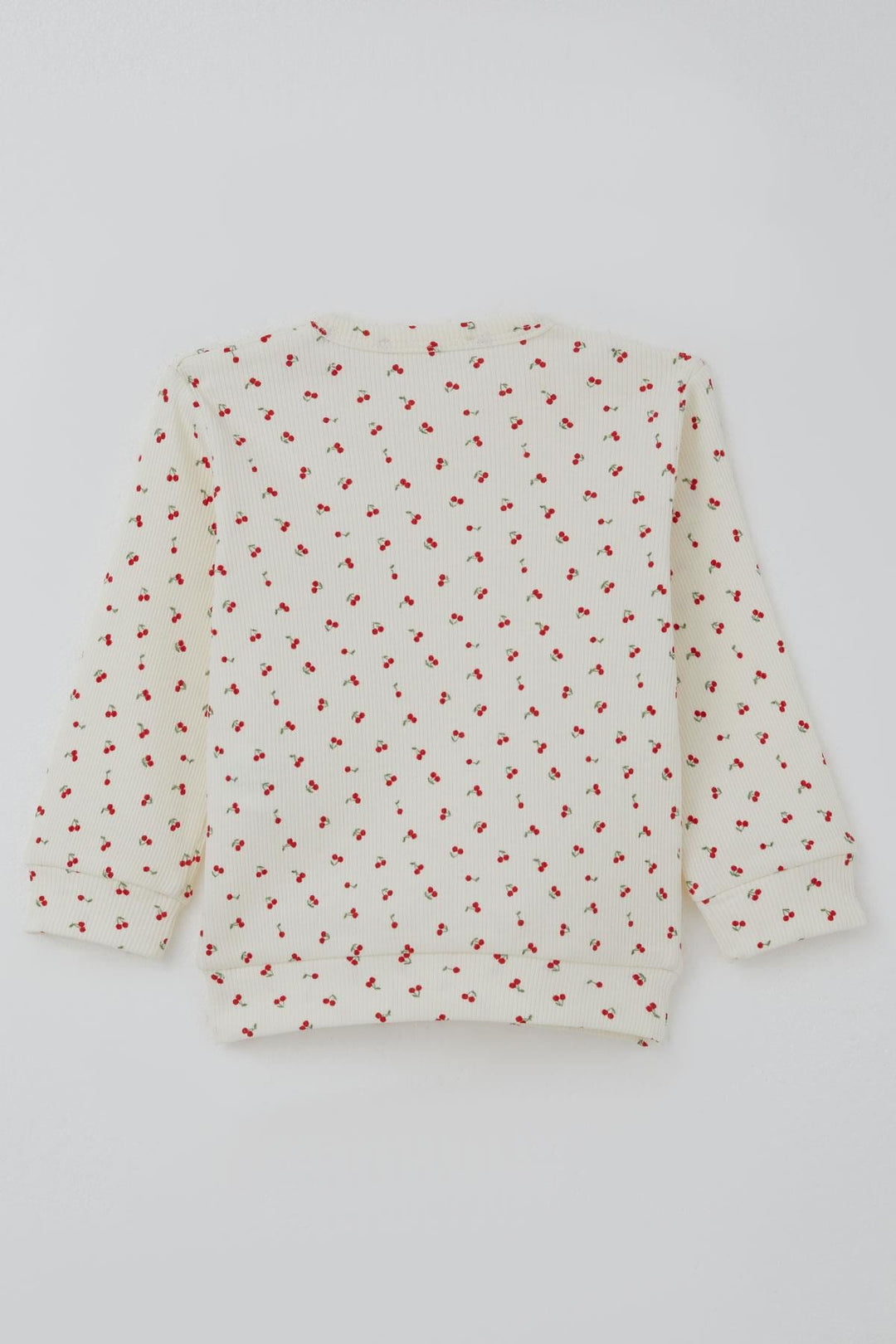 BRE Breeze Kız Bebek Pijama Takımı Omuzdan Patlı Kiraz Desenli 4 Ay Yaş, Krem - Greifswald