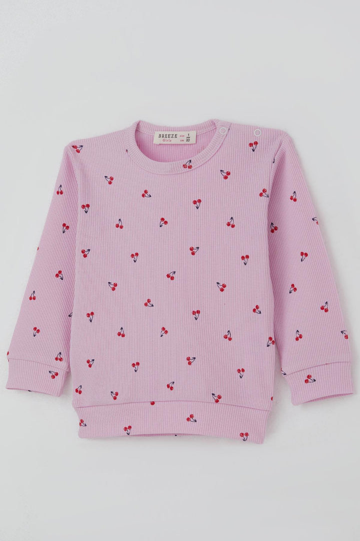 BRE Breeze Kız Bebek Pijama Takımı Omuzdan Patlı Kiraz Desenli 4 Ay Yaş, Pembe - Royal Leamington Spa