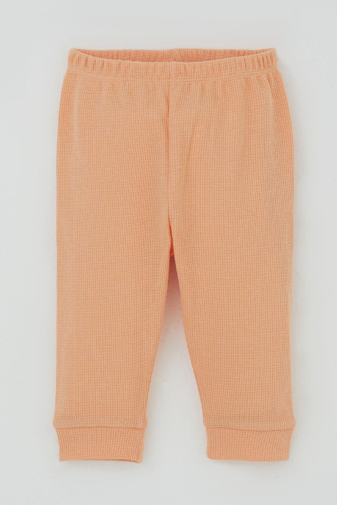 BRE Breeze Kız Bebek Pijama Takımı Omuzdan Patlı Çiçek Baskı Armalı 4 Ay Yaş, Somon - North Port
