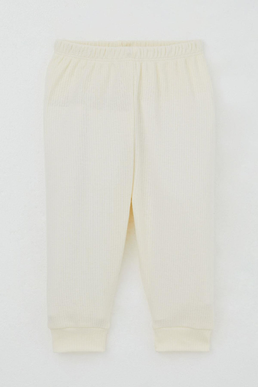 BRE Breeze Baby Girl Pajama Set with Frilly Shoulder Buttoned Collar Embroidered with Writing 4 Months Year, Cream - San Germán