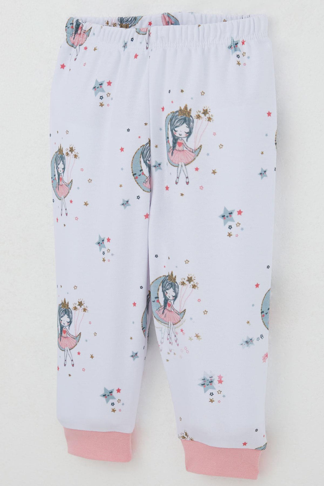 BRE Breeze Baby Girl Tracksuit with Shoulder Snap Dreamy Girl Patterned 4 Months Year, White - Naperville