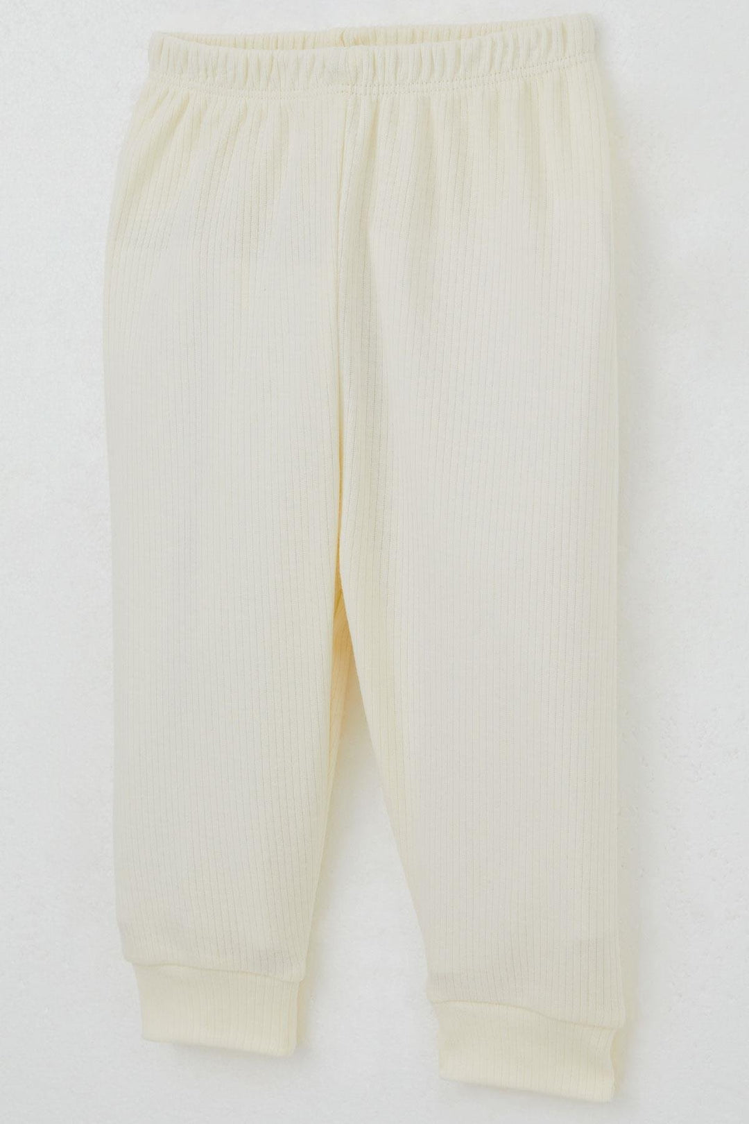 BRE Breeze Baby Girl Pajama Set with Frilly Shoulder Buttoned Collar Embroidered with Writing 4 Months Year, Cream - San Germán