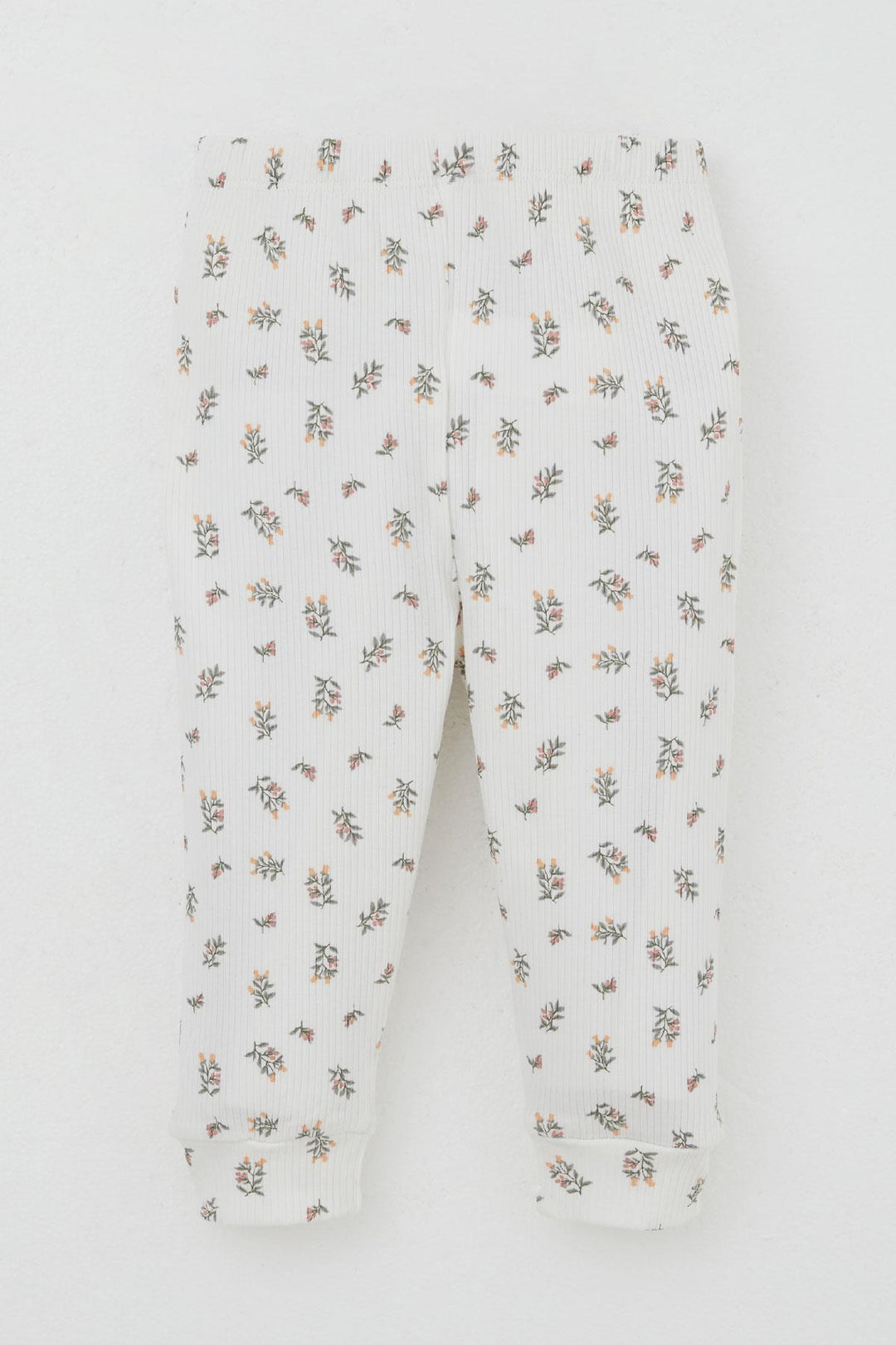 BRE Breeze Baby Girl Pajama Set with Shoulder Button Flower Patterned 4 Months Year, Ecru - Las Rozas de Madrid