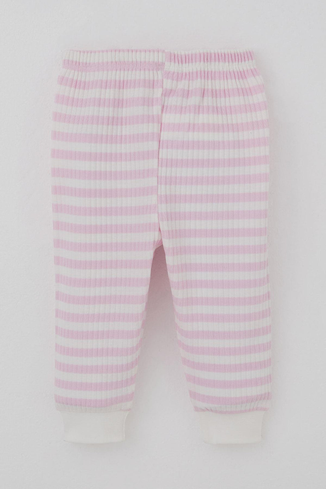 BRE Breeze Kız Bebek Pijama Takımı Omuzdan Patlı Kendinden Desenli 4 Ay Yaş, Pembe - Hilton Head Island