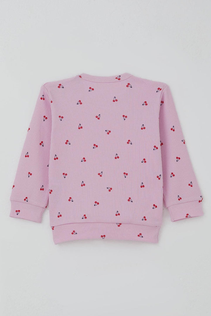 BRE Breeze Kız Bebek Pijama Takımı Omuzdan Patlı Kiraz Desenli 4 Ay Yaş, Pembe - Royal Leamington Spa