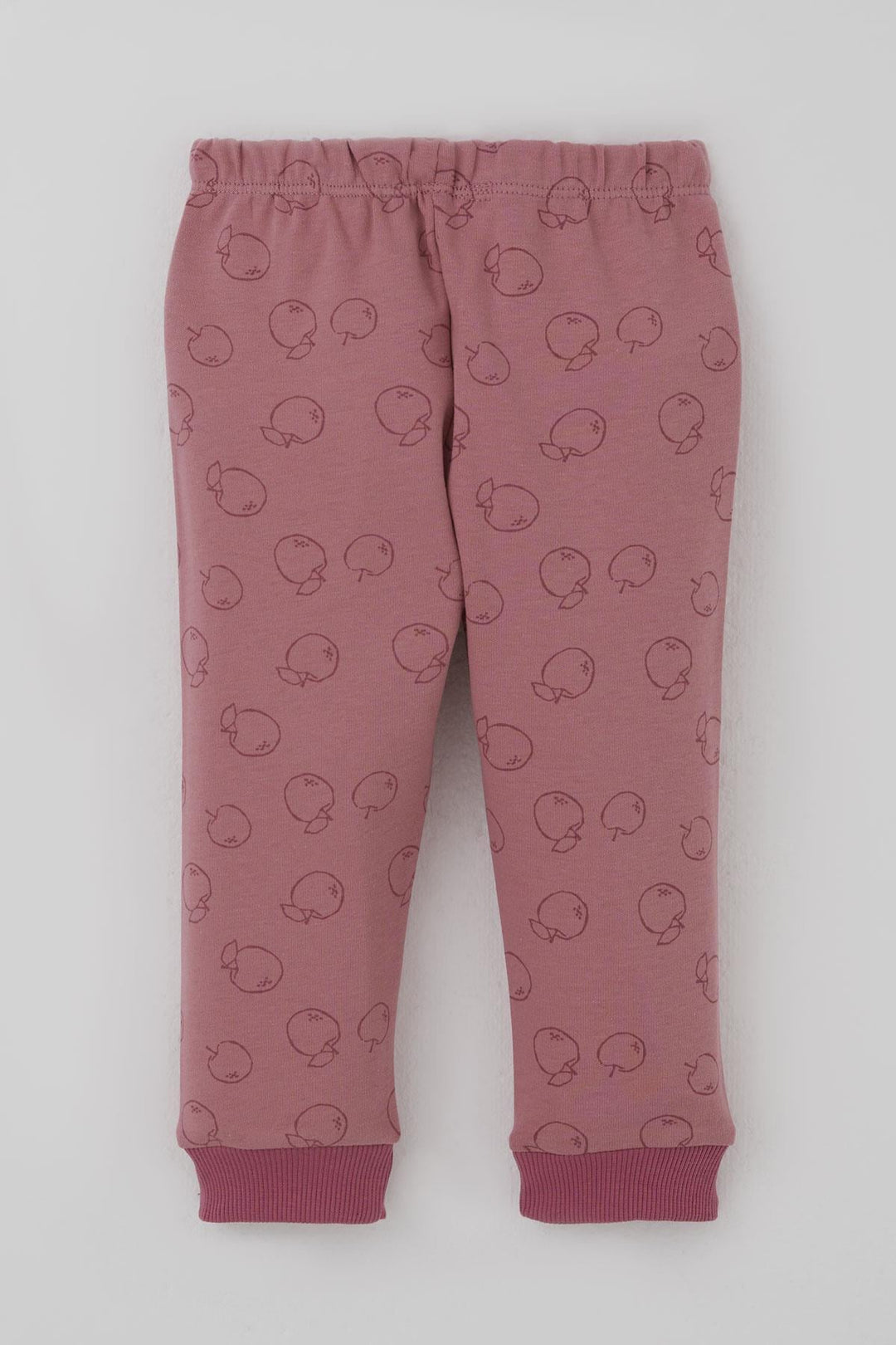 BRE Breeze Kız Bebek Pijama Takımı Önden Düğmeli Elma Desenli 4 Ay Yaş, Gülkurusu - Hofheim