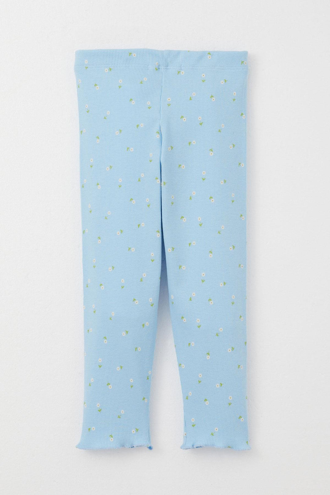 BRE Breeze Girl Baby Pyjama Set Daisy Patterned 9 Months-3 Years, Light Blue - Warendorf
