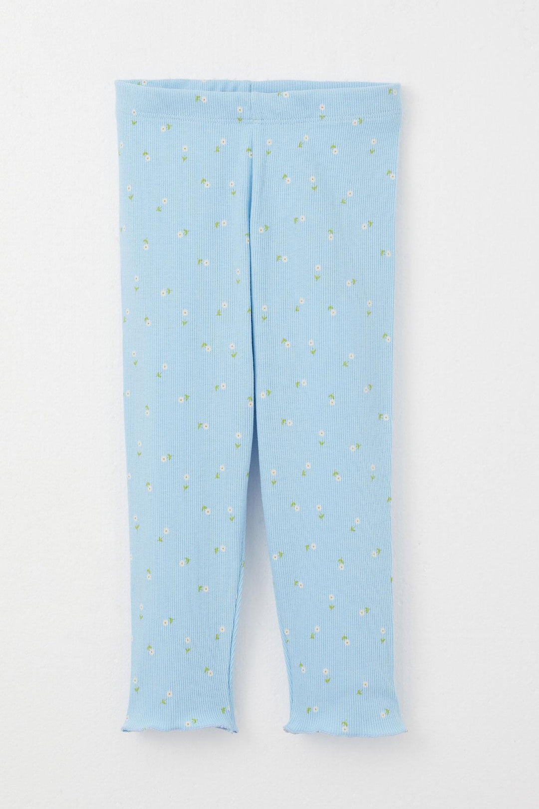 BRE Breeze Girl Baby Pyjama Set Daisy Patterned 9 Months-3 Years, Light Blue - Warendorf