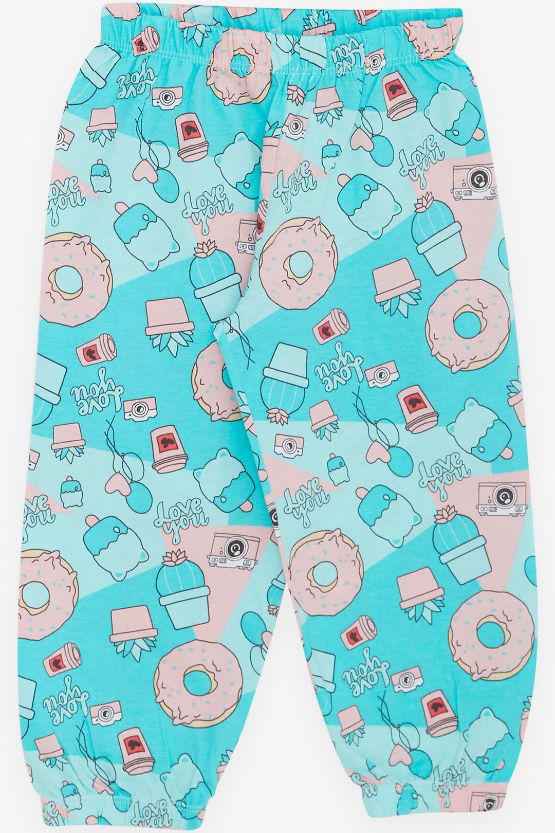 BRE Breeze Girl Baby Pajama Set Party Themed 9 Months-3 Years, Turquoise - Amersfoort