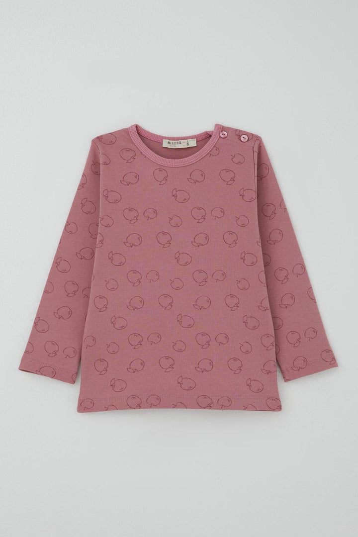 BRE Breeze Kız Bebek Pijama Takımı Tatlı Elmacık Rüyası 9 Ay-3 Yaş, Gülkurusu - Igualada