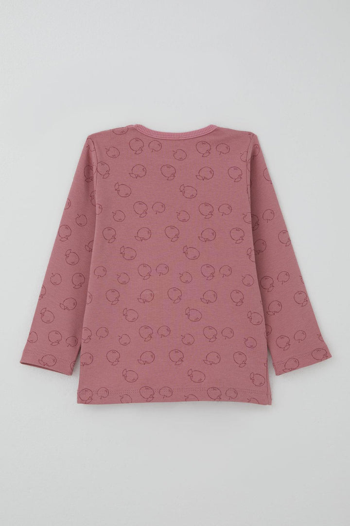 BRE Breeze Kız Bebek Pijama Takımı Tatlı Elmacık Rüyası 9 Ay-3 Yaş, Gülkurusu - Igualada