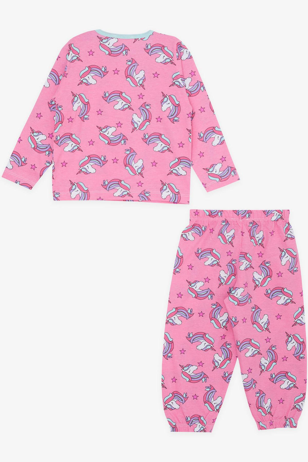 BRE Breeze Girl Baby Pajama Set Unicorn Patterned 9 Months-3 Years, Pink - Arezzo