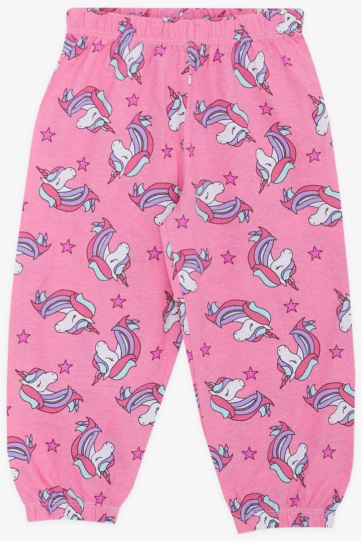 BRE Breeze Girl Baby Pajama Set Unicorn Patterned 9 Months-3 Years, Pink - Arezzo