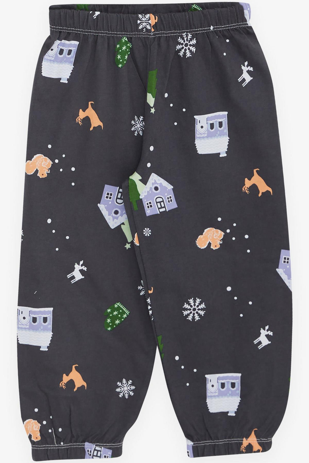 BRE Breeze Girl Baby Pyjama Set New Year's Eve Themed 9 Months-3 Years, Anthracite - Fondi
