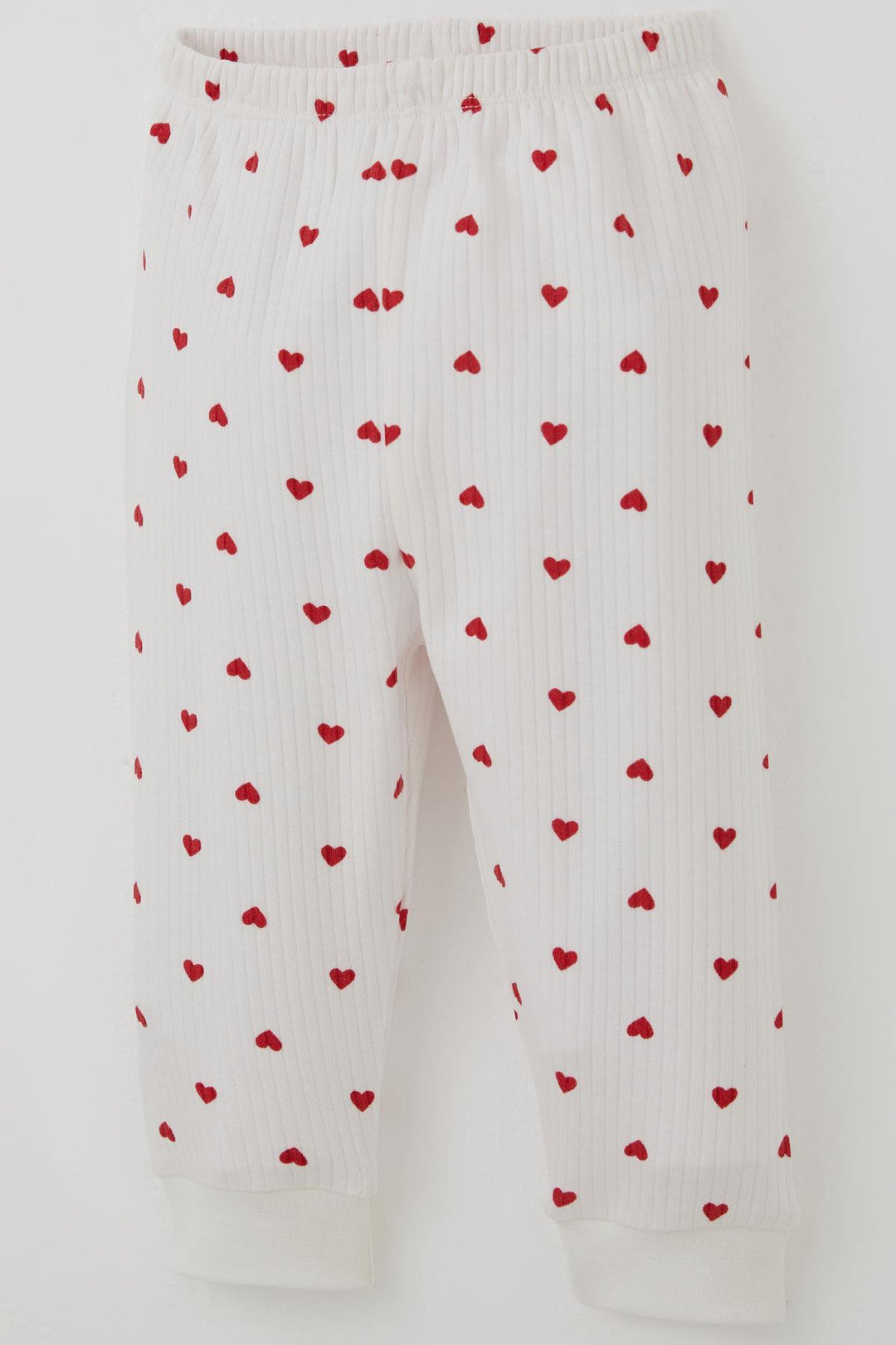 BRE Breeze Baby Girl Pajama Set Heart Patterned Front Snap 4 Months Year, Beige - Granby