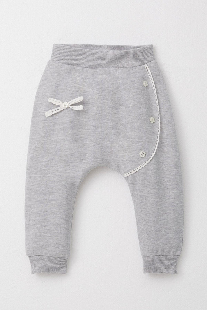 BRE Breeze Baby Girl Sweat Suit with Harem Pants Type and Embroidered Cat Pattern 6 Months-2 Years, Rose Pink - Kirchheim unter Teck