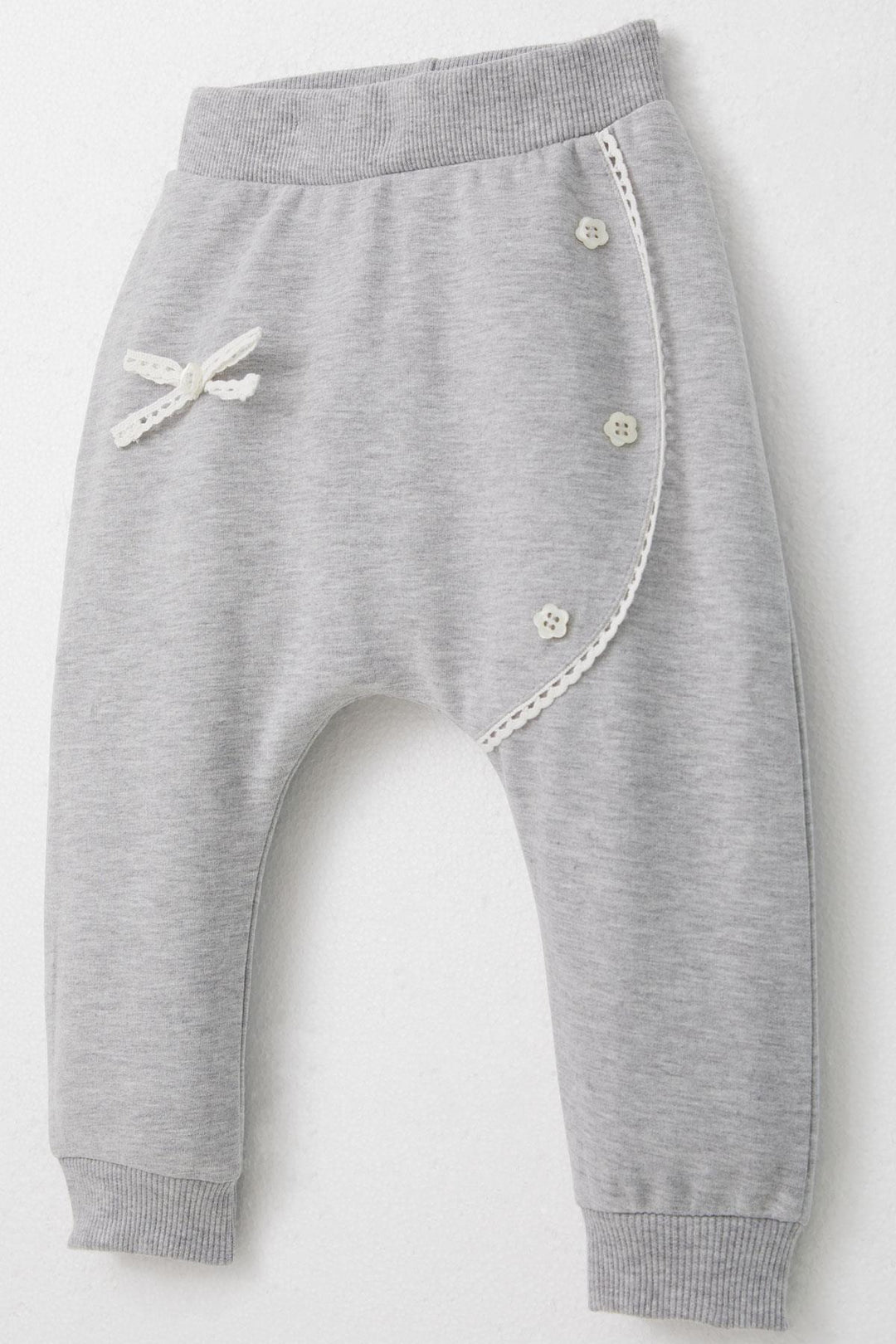 BRE Breeze Baby Girl Sweat Suit with Harem Pants Type and Embroidered Cat Pattern 6 Months-2 Years, Rose Pink - Kirchheim unter Teck